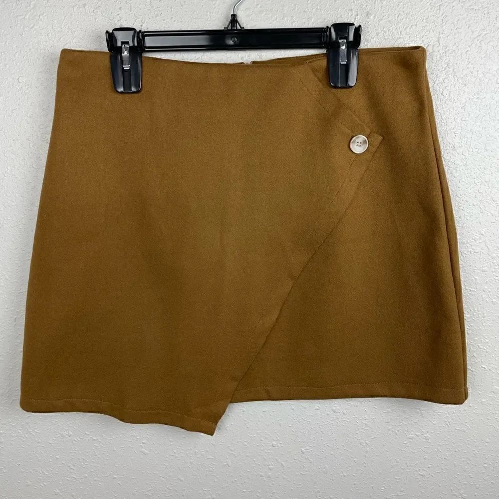 Shein Faux Wrap Style Mini-Skirt Size XL EUC